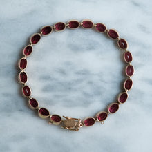 Load image into Gallery viewer, Vintage Garnet Tennis Bracelet
