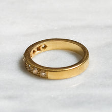 Load image into Gallery viewer, Vintage 18K Yellow Gold 9-Stone Old European Cut Diamond Band
