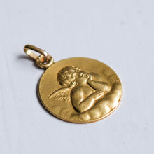 Load image into Gallery viewer, Antique French Raphael's Cherub Pendant by André Lavrillier
