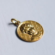 Load image into Gallery viewer, Antique French Bébé Medal Pendant by Becker
