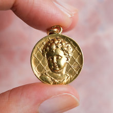 Load image into Gallery viewer, Antique French Bébé Medal Pendant by Becker
