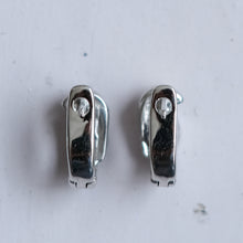 Load image into Gallery viewer, Vintage Diamond U-Hoop Huggie Earrings
