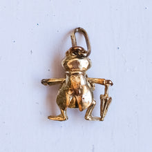Load image into Gallery viewer, Vintage Frog with Umbrella Charm
