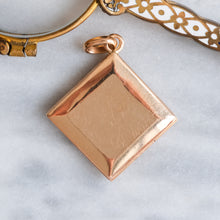 Load image into Gallery viewer, Art Nouveau / Jugendstil Celestial Star Set Diamond Rhombus Locket
