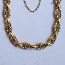 Load image into Gallery viewer, Antique Victorian 6.75 inch Bracelet with Sapphires
