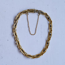Load image into Gallery viewer, Antique Victorian 6.75 inch Bracelet with Sapphires
