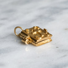 Load image into Gallery viewer, Vintage Estate Holy Bible Prayer Charm

