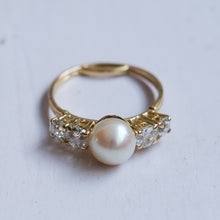 Load image into Gallery viewer, Art Deco era Pearl and Diamond Ring
