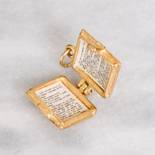 Load image into Gallery viewer, Vintage Estate Holy Bible Prayer Charm
