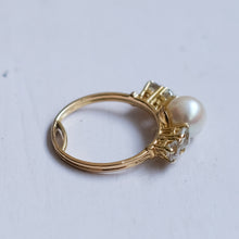 Load image into Gallery viewer, Art Deco era Pearl and Diamond Ring
