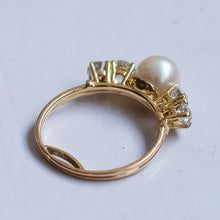 Load image into Gallery viewer, Art Deco era Pearl and Diamond Ring

