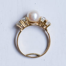 Load image into Gallery viewer, Art Deco era Pearl and Diamond Ring
