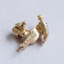 Load image into Gallery viewer, Vintage Retro Playful Poodle Brooch
