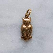 Load image into Gallery viewer, Vintage 9K Yellow Gold Owl Charm
