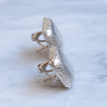Load image into Gallery viewer, Vintage 1980s Sterling Silver Woven Square Earrings by Angela Cummings
