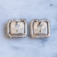 Load image into Gallery viewer, Vintage 1980s Sterling Silver Woven Square Earrings by Angela Cummings
