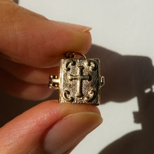 Load image into Gallery viewer, Vintage Estate Holy Bible Prayer Charm
