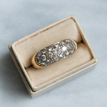 Load image into Gallery viewer, Vintage French Pavé Set Diamond Dome Ring
