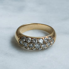 Load image into Gallery viewer, Vintage French Pavé Set Diamond Dome Ring
