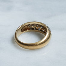 Load image into Gallery viewer, Vintage French Pavé Set Diamond Dome Ring
