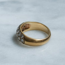Load image into Gallery viewer, Vintage French Pavé Set Diamond Dome Ring
