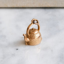 Load image into Gallery viewer, Vintage Articulated Kettle with Fish Charm

