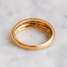 Load image into Gallery viewer, Vintage French 18K Yellow Gold Diamond Band
