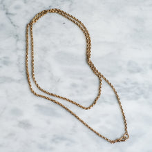 Load image into Gallery viewer, Antique Victorian Decorative Link Longuard Watch Chain
