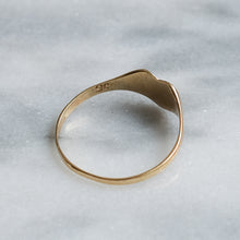 Load image into Gallery viewer, Vintage &quot;J&quot; Heart Signet Pinky Ring
