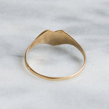 Load image into Gallery viewer, Vintage &quot;J&quot; Heart Signet Pinky Ring
