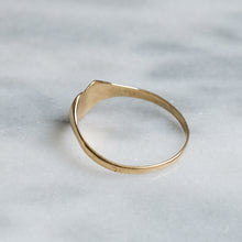 Load image into Gallery viewer, Vintage &quot;J&quot; Heart Signet Pinky Ring
