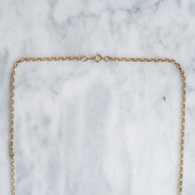 Load image into Gallery viewer, Vintage 18 inch 9K Yellow Gold Belcher Link Chain
