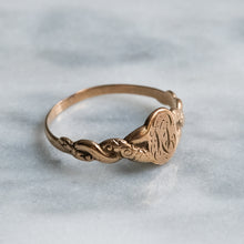 Load image into Gallery viewer, Antique Victorian &quot;KP&quot; Signet Ring
