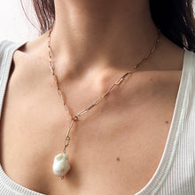 Load image into Gallery viewer, Vintage French 19 Inch Paperclip-Link Chain
