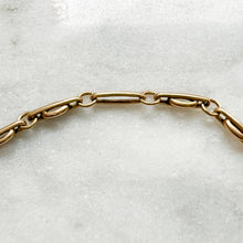 Load image into Gallery viewer, Art Deco 9K Yellow Gold Decorative Fetter-Link Watch Chain
