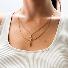 Load image into Gallery viewer, Antique 41 Inch Snake-Link Long Guard Watch Chain with Hand-Clasp
