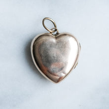 Load image into Gallery viewer, Antique Star Set Pearls Heart Locket
