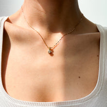 Load image into Gallery viewer, Vintage Italian Delicate 16.75 Inch Paperclip-Link Chain
