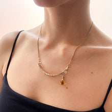 Load image into Gallery viewer, Antique Eagle Talon Claw Citrine Pendant
