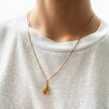 Load image into Gallery viewer, Antique Eagle Talon Claw Citrine Pendant
