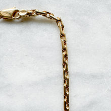 Load image into Gallery viewer, Vintage 14K Yellow and White Gold Gucci-Link and Cable-Link Bracelet / Anklet
