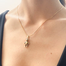 Load image into Gallery viewer, Vintage Articulated Teddy Bear Charm
