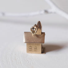 Load image into Gallery viewer, 14K Yellow Gold 3D Church Charm
