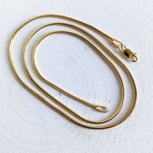 Load image into Gallery viewer, 16.5 Inch 14K Yellow Gold Snake Chain
