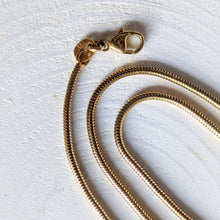 Load image into Gallery viewer, 16 inch 9K Yellow Gold Snake Chain
