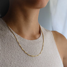 Load image into Gallery viewer, 20 inch 14k Yellow Gold Box Chain, 50 cm 1.2mm Box Chain Necklace

