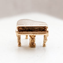 Load image into Gallery viewer, 14K Yellow Gold Baby Grand Piano Charm
