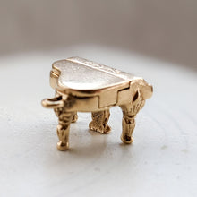 Load image into Gallery viewer, 14K Yellow Gold Baby Grand Piano Charm
