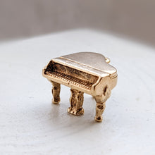 Load image into Gallery viewer, 14K Yellow Gold Baby Grand Piano Charm
