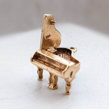 Load image into Gallery viewer, 14K Yellow Gold Baby Grand Piano Charm
